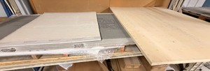 &nbsp4 Sheets QuietWalk Underlayment  3 Sheets Cement Board