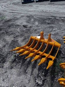 CAT305 Excavator Rake with Teeth - Excavator Attachments GIYI 2026 Unused