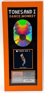 Tones and I Dance Monkey RIAA Multi-Platinum Presentation Plaque