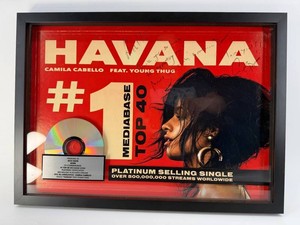 Camila Cabello Havana Framed Platinum Record - Autographed