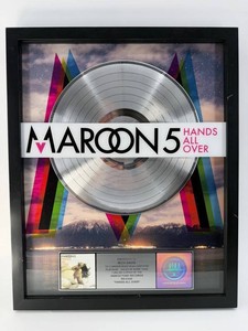 Maroon 5 - Hands All Over RIAA Platinum Sales Award