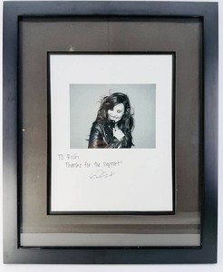 Demi Lovato Autographed Framed Portrait - 18 X 22 in