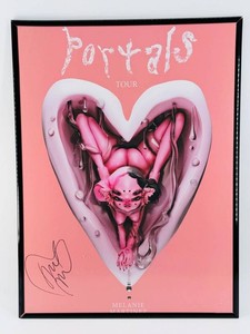 Melanie Martinez PORTALS Tour Signed Framed Poster