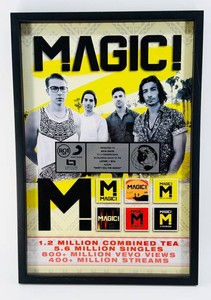 Magic Dont Kill the Magic Framed RCA Sony Music Presentation Plaque