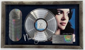 Norah Jones - Come Away With Me - Framed Blue Note Award