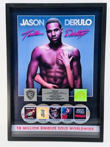 Jason Derulo - Talk Dirty - RIAA Multi-Platinum Award - 22 X 31 in