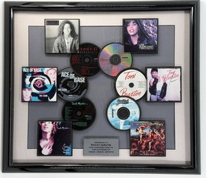 Framed Arista Artist CD Presentation - 6-Disc Music Memorabilia
