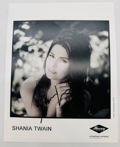 Autographed Shania Twain Mercury Records Publicity Photograph #2