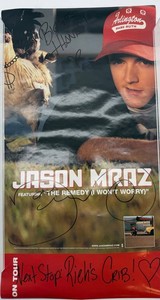 Jason Mraz on Tour Signed Promotional Poster - the Remedy
