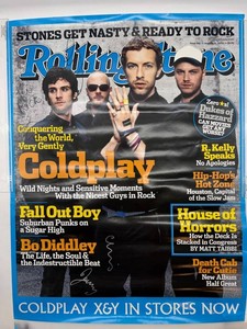 Rolling Stone Issue 981 - Coldplay Signed Magazine - August 25, 2005
