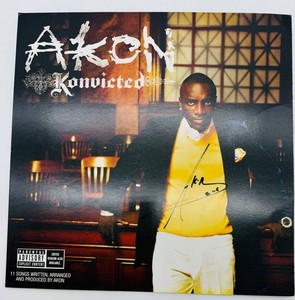 Akon - Konvicted - Signed Promotional Album Artwork