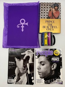 Prince Memorabilia Mixed Lot - Book, Mug, Magazines & Portfolio (Lot of 5)