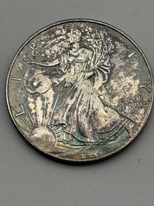 1999 American Silver Eagle One Dollar - Toned