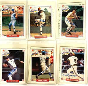 1993 All-Star Autographs Baseball Cards - Banks, Robinson & More (Lot of 6)