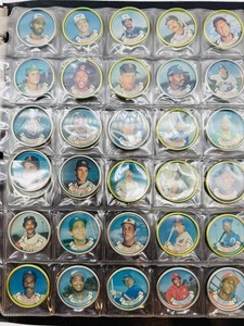 Topps Baseball Player Coin Set With Album - 50 Numbered Coins