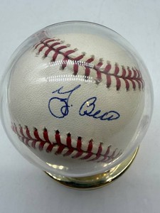 Yogi Berra Autographed Baseball in Acrylic Display Case