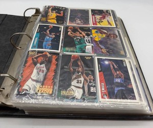 1990s Basketball Card Collection Binder - Jordan, Barkley, Ewing & More