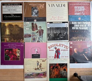 George Szell Beethoven Mozart Cleveland Orchestra Classical Record Albums (Lot of 14)