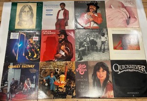 Vintage Vinyl Record Album Collection including Dan Fogelberg (Lot of 12)