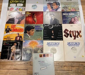 Vintage Cruisin 1959 Vinyl LP Record Mixed Group (17 Albums)