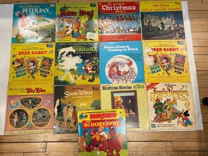Disney Peter Pan & Childrens Story Album Mixed Lot