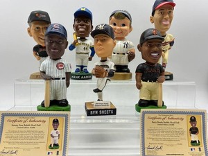 Vintage Baseball Player Bobblehead Collection - 8-Piece Mixed Lot