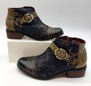 Spring Step Lartiste Nailhead Ankle Boots Size 39 (US 8.5)