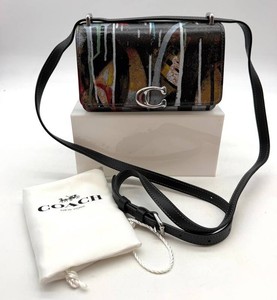 Coach Abstract Print Crossbody Shoulder Bag With Dust Bag