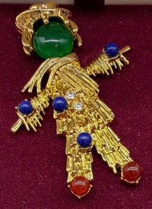 Camrose & Kross Jacqueline Kennedy Sunburst Brooch - 2.5 in