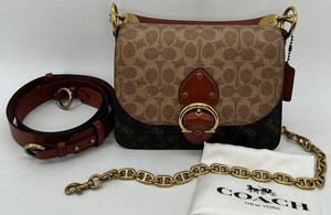 Coach Beat Shoulder Bag with Detachable Straps and Dust Bag H2022-C2418