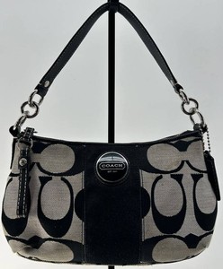 Coach Signature Stripe Demi Shoulder Bag - F15111