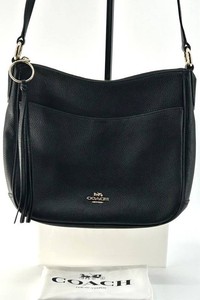 Coach Black Leather Crossbody Bag With Dust Bag - 35543