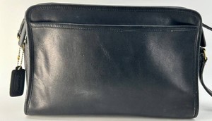 Vintage Coach Swagger Black Leather Bag - 9020