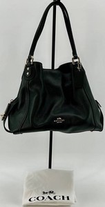 Coach Edie 31 Black Shoulder Bag With Dust Bag - 57125