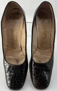 Paramount by Kalmar Genuine Alligator Pumps Size 6.5B ( Matches Lot #155 )