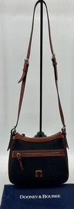 Vintage Dooney & Bourke Leather Crossbody Bag - 1975 Plaque