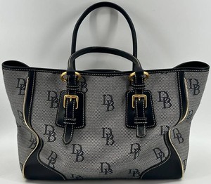 Dooney & Bourke Monogram Canvas Taylor Shopper Tote Bag