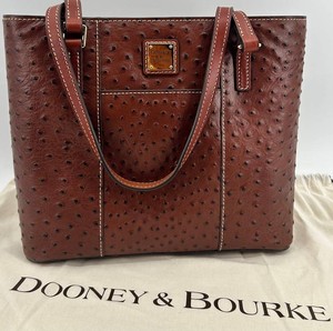 Dooney & Bourke Ostrich Collection Lexington Tote Bag with Dust Bag