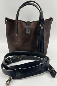 Go Forth Goods Avery Leather Tote With Shoulder Strap