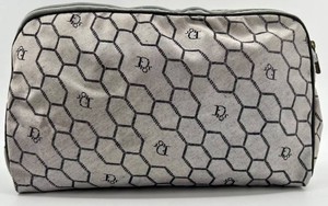 Dior Monogram Honeycomb Pattern Cosmetic Pouch