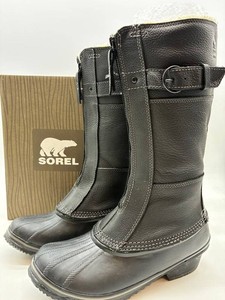 Sorel WMS NL2136-010 Womens Black Winter Boots Size 8.5