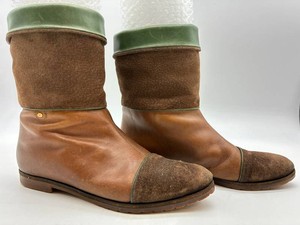 Vintage Gucci Green & Brown Boots EU 36  US 5.5