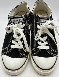 Converse One Star Black White Tennis Shoes Size 7.5