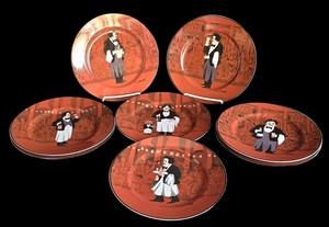 BP - Salad Plates - Vintage Williams-Sonoma Les Garcons Guy Buffet (Lot of 8)