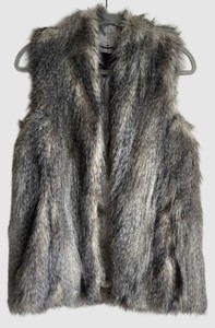 BP - Faux Fur Vest - Banana Republic Womens XS