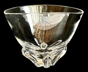 EA - Vintage Stueben Crystal Deep Flower Bowl
