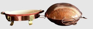 M - Copper Serving Pieces & Emile Henry Williams-Sonoma Baking Dish