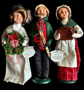 Christmas Carol Figurines - Byers Choice Limited 3-Piece Set
