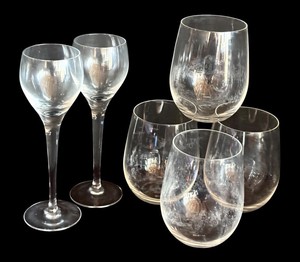 MT - Stemless & Cordial Glasses - Riedel Mixed Lot of 6