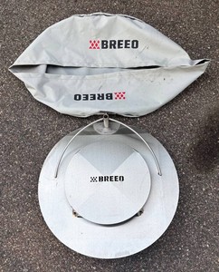 G - Fire Pit Cover - Breeo Round Metal Lid With Protective Cover